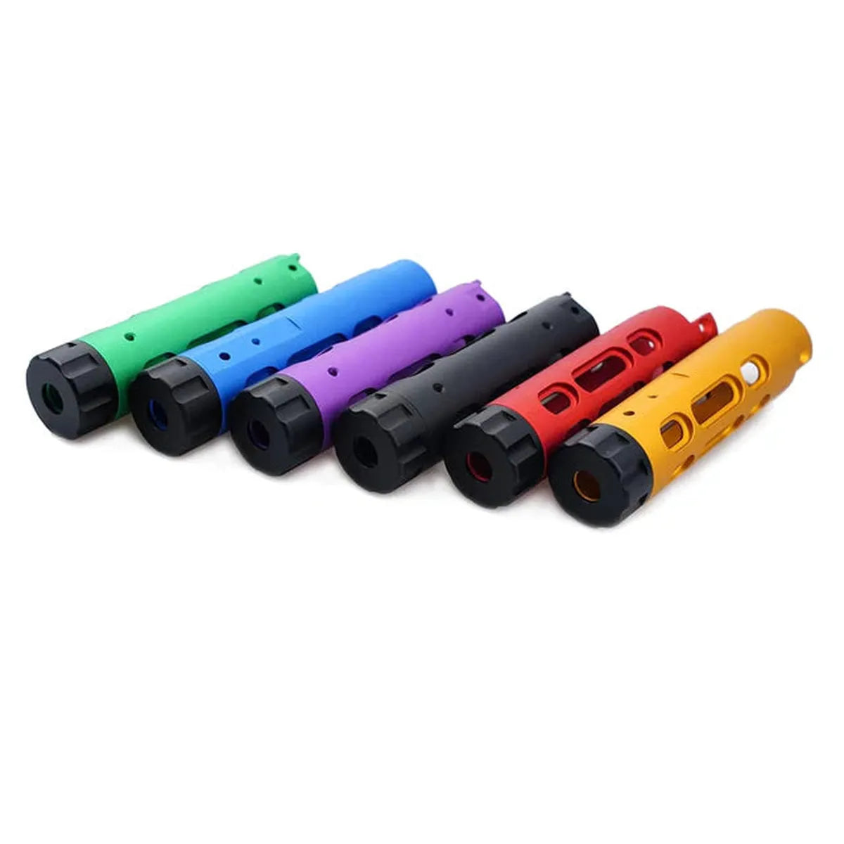 5KU CNC アルミアウターバレル タイプ B AAP-01 GBB ピストル用 (ABAAP-008) - ブラック-AIRSOFT GOGO エアガン・サバゲー用品通販