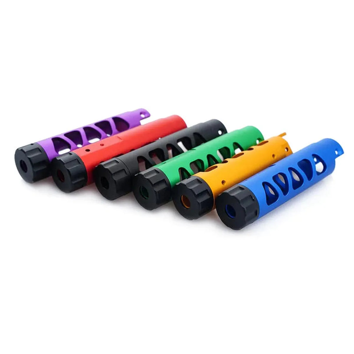 5KU CNC アルミアウターバレル タイプ D AAP-01 GBB ピストル用 (ABAAP-010) - ブラック-AIRSOFT GOGO エアガン・サバゲー用品通販