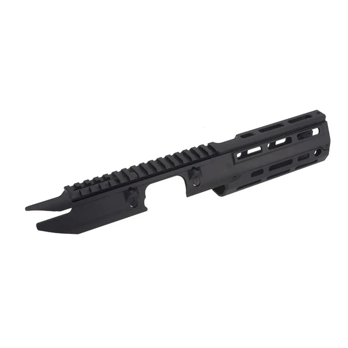 5KU モノリシック M-Lok レール ハンドガード マルイ 次世代 MP5 AEG (5KU-393M) - ブラック-AIRSOFT GOGO エアガン・サバゲー用品通販