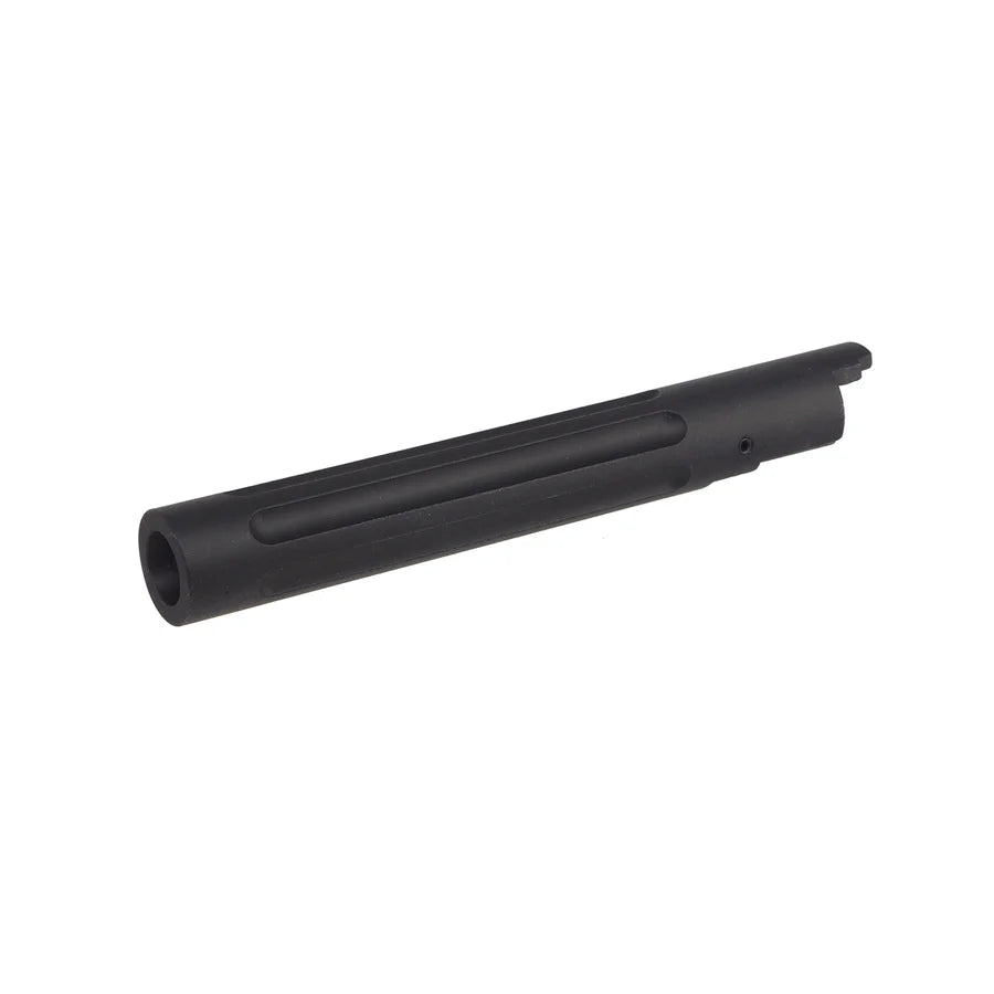 5KU ノンリコイル ストレートカットアウターバレル マルイ ハイキャパ 5.1 GBB エアソフトガン用 (GB-424) - ブラック-AIRSOFT GOGO エアガン・サバゲー用品通販