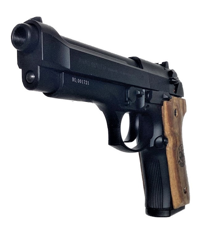 FCW M92F フルマーキング、キンポイウッドグリップ GBBP (KSC システム7)