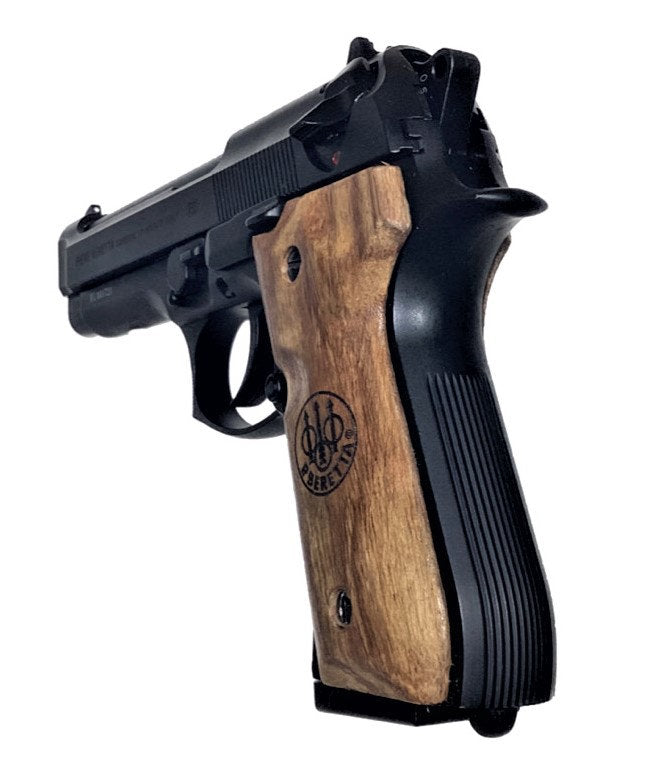 FCW M92F フルマーキング、キンポイウッドグリップ GBBP (KSC システム7)