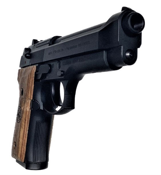 FCW M92F フルマーキング、キンポイウッドグリップ GBBP (KSC システム7)