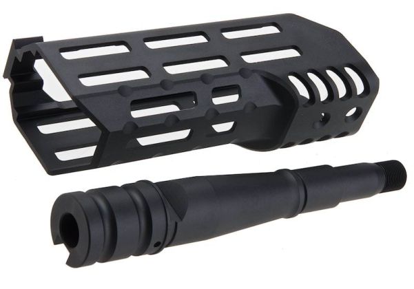 Airsoft Artisan SIG Sauer MCX Virtus M-Lok レイルハンドガードセット (6インチ、ブラック)