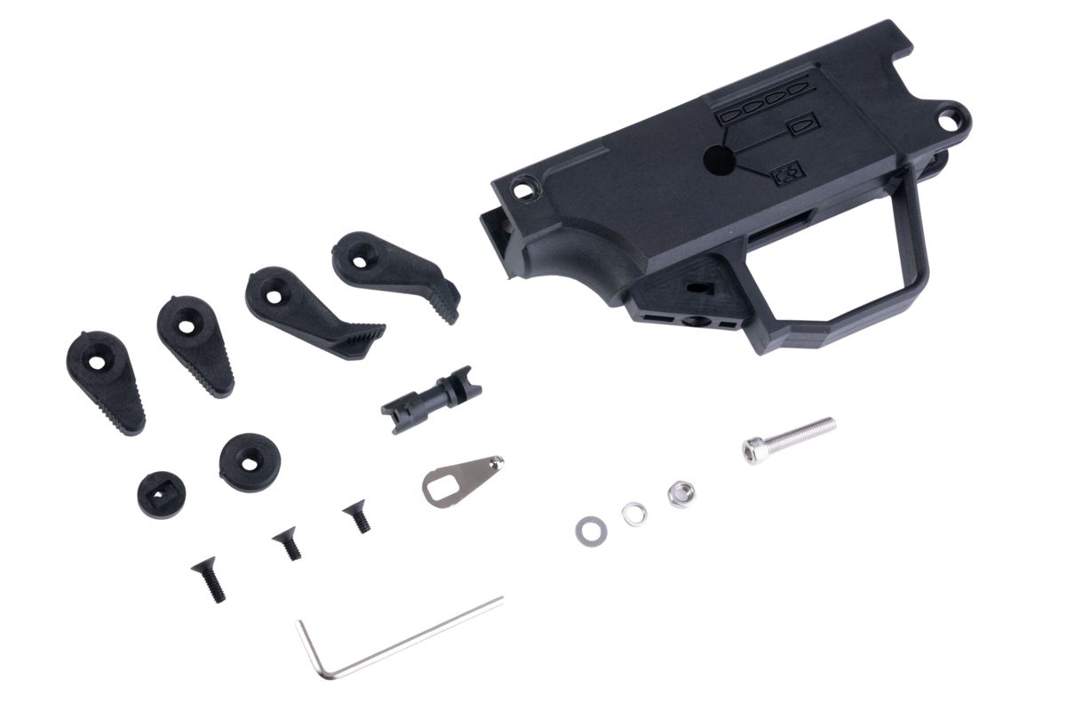 Advantage Airsoft VFC MP5K GBBグリップアダプターー&セレクターーコンボセット - ブラック