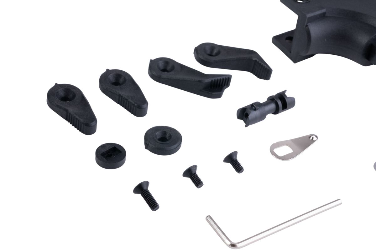 Advantage Airsoft VFC MP5K GBBグリップアダプターー&セレクターーコンボセット - ブラック