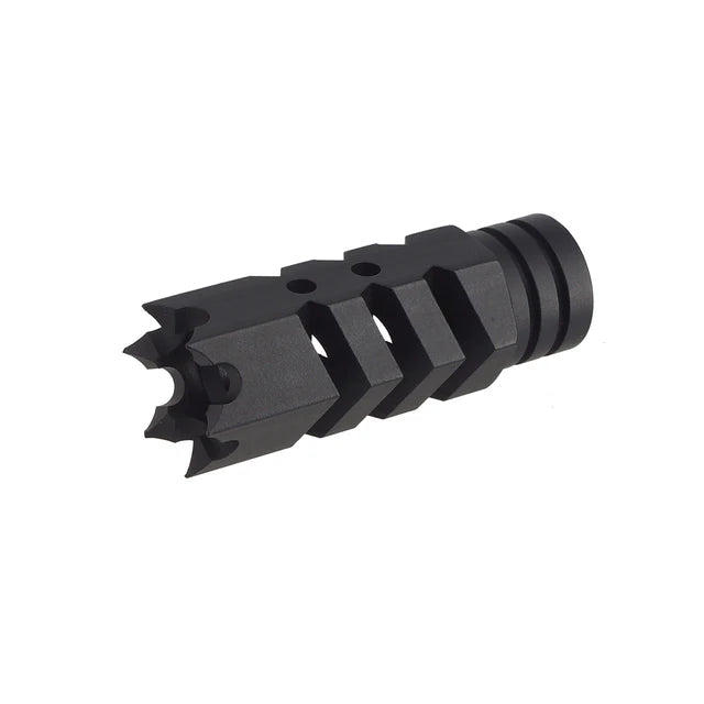 Army Force スパイクブリーチャーフラッシュハイダー 14mm用 (FL0012)- ブラック
