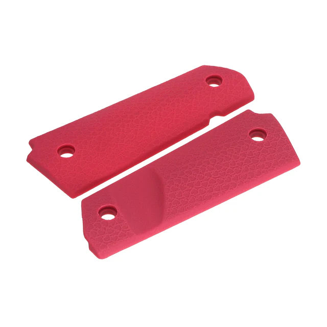 Army Force 強化ポリマーMOEグリップパネルM1911シリーズ用(AF-GP007) - レッド, TYPE A