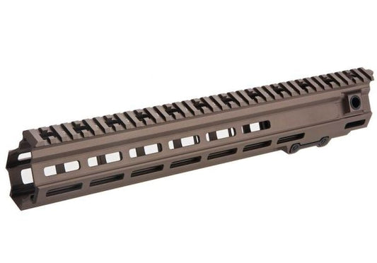 Angry Gun Mlokハンドガード Tokyo Marui NGRS、Umarex/VFC、KWA HK417 エアソフトガンシリーズ用 (M110A1 SDMR、14.5インチ、DDC)