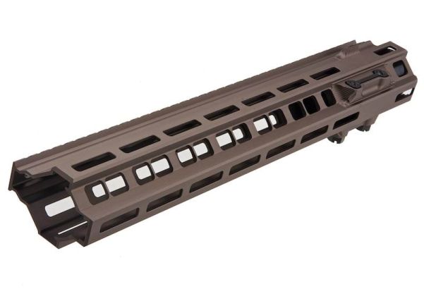 Angry Gun Mlokハンドガード Tokyo Marui NGRS、Umarex/VFC、KWA HK417 エアソフトガンシリーズ用 (M110A1 SDMR、14.5インチ、DDC)