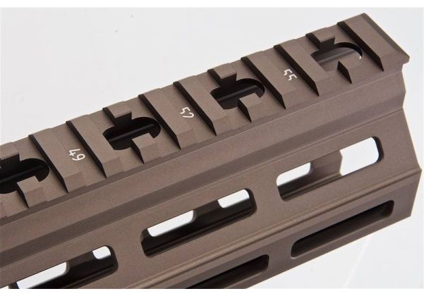 Angry Gun Mlokハンドガード Tokyo Marui NGRS、Umarex/VFC、KWA HK417 エアソフトガンシリーズ用 (M110A1 SDMR、14.5インチ、DDC)