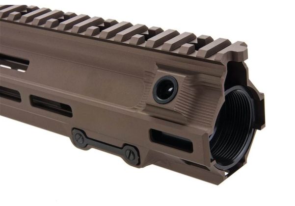 Angry Gun Mlokハンドガード Tokyo Marui NGRS、Umarex/VFC、KWA HK417 エアソフトガンシリーズ用 (M110A1 SDMR、14.5インチ、DDC)