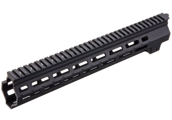 Angry Gun VFC HK416 AEG / GBBR スーパーモジュラー M-Lok レイルハンドガード (10.5インチ、ブラック)