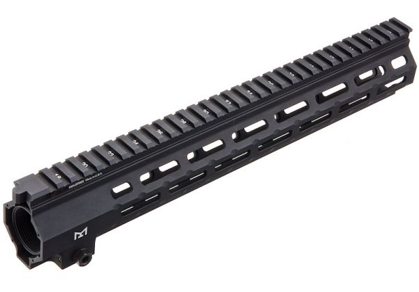 Angry Gun VFC HK416 AEG / GBBR スーパーモジュラー M-Lok レイルハンドガード (10.5インチ、ブラック)