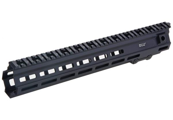 Angry Gun Mlokハンドガード Tokyo Marui NGRS、Umarex/VFC、KWA HK417 エアソフトガンシリーズ対応 (Gスタイル、14.5インチ、ブラック)