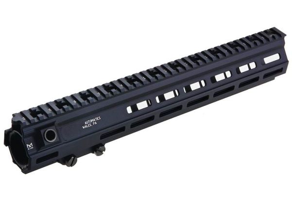 Angry Gun Mlokハンドガード Tokyo Marui NGRS、Umarex/VFC、KWA HK417 エアソフトガンシリーズ対応 (Gスタイル、14.5インチ、ブラック)