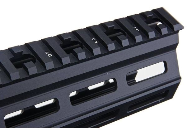 Angry Gun Mlokハンドガード Tokyo Marui NGRS、Umarex/VFC、KWA HK417 エアソフトガンシリーズ対応 (Gスタイル、14.5インチ、ブラック)