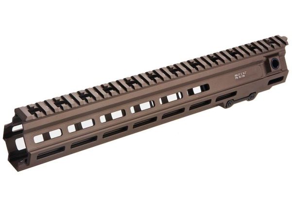 Angry Gun Mlokハンドガード Tokyo Marui NGRS、Umarex/VFC、KWA HK417 エアソフトガンシリーズ用 (Gスタイル、14.5インチ、DDC)