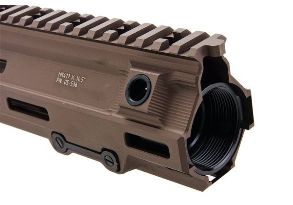 Angry Gun Mlokハンドガード Tokyo Marui NGRS、Umarex/VFC、KWA HK417 エアソフトガンシリーズ用 (Gスタイル、14.5インチ、DDC)