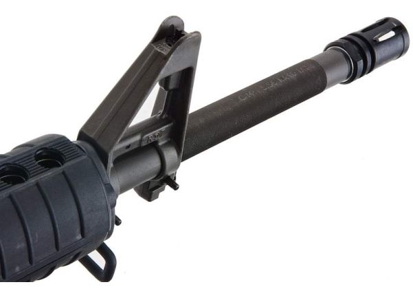 Angry Gun Tokyo Marui M16A2 MWS GBBR エアソフトガン フロントセット 20インチアウターバレル付き (スチール、ブラック)