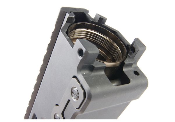 Angry Gun MK16 ハンドガード Gen 2 (Mlok 10.5インチ、Sopmod Block III、アルミニウム / アルミ) - ブラック