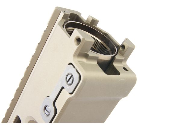 Angry Gun MK16 ハンドガード Gen 2 (Mlok 10.5インチ、Sopmod Block III、アルミニウム / アルミ) - DDC