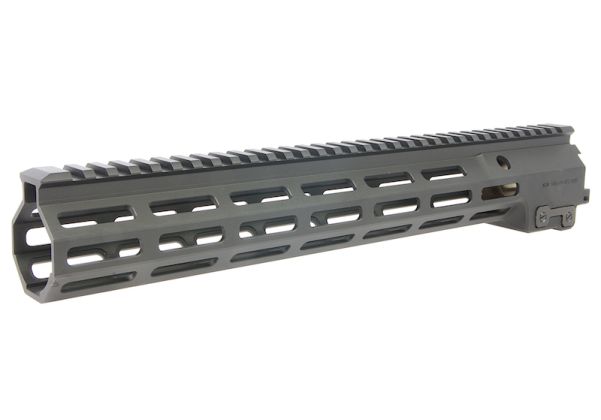 Angry Gun MK16 ハンドガード Gen 2 (Mlok 13.5インチ、Sopmod Block III、アルミニウム / アルミ) - ブラック