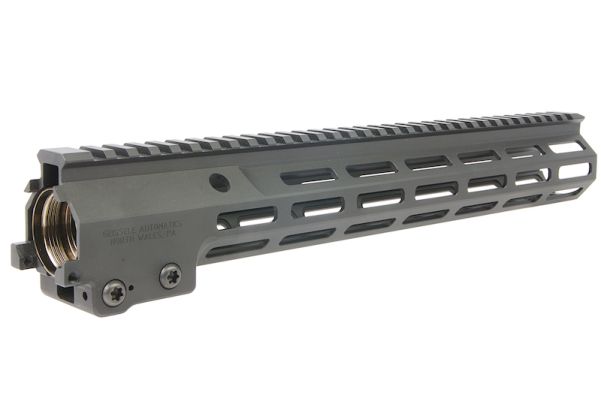 Angry Gun MK16 ハンドガード Gen 2 (Mlok 13.5インチ、Sopmod Block III、アルミニウム / アルミ) - ブラック