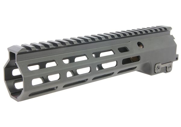 Angry Gun MK16 ハンドガード Gen 2 (Mlok 9.3インチ、Sopmod Block III、アルミニウム / アルミ) - ブラック