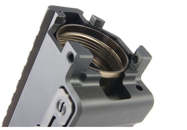 Angry Gun MK16 ハンドガード Gen 2 (Mlok 9.3インチ、Sopmod Block III、アルミニウム / アルミ) - ブラック