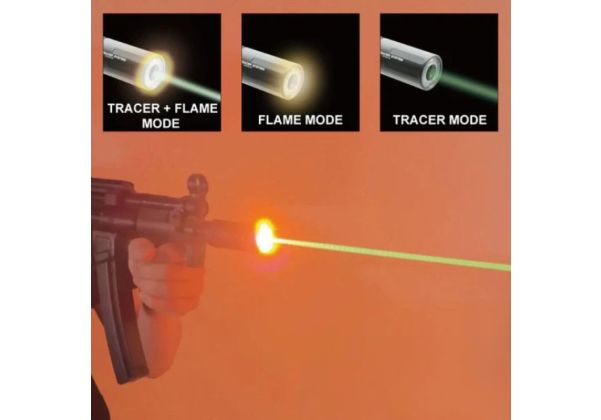 ANGRY GUN モジュラー トレーサー システム (14MM CCW アダプターーー付き) - ブラック (フレームエフェクト)