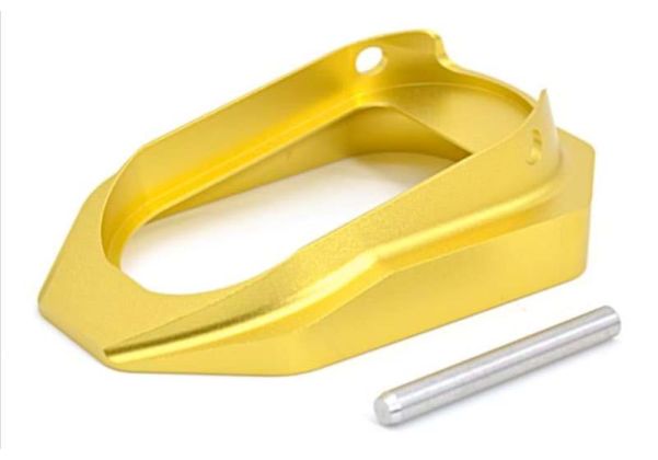 AIP Tokyo Marui HI-CAPA GBB Airsoft ガンダム マグウェル (タイプ2、アルミ、金(きん))