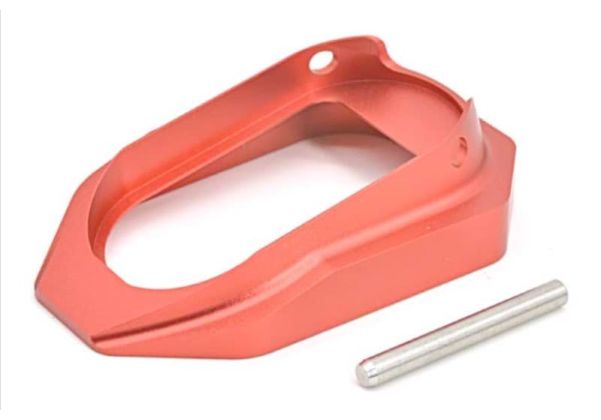 AIP Tokyo Marui HI-CAPA GBB エアソフト GUNDAM マグウェル (タイプ2、アルミ、赤)