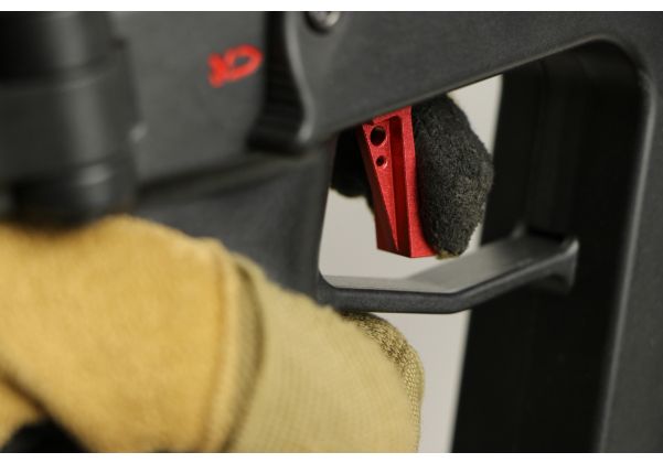 Airtech Studios スピードフラットトリガーブレード Krytac KRISS Vector Airsoft AEG用 - 赤