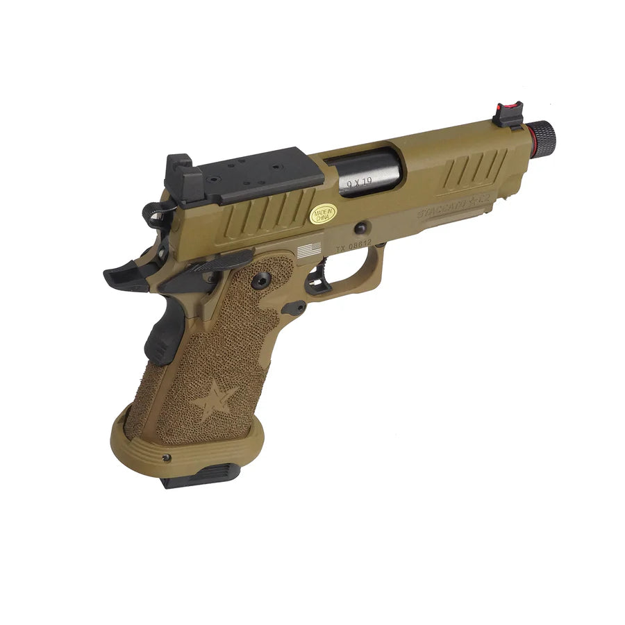 Army Armament スタッカート C2 2011 スティップリンググリップ GBB エアソフトピストル (ARMY-R612-5A)