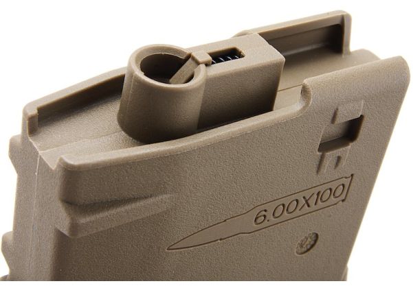 ARES AR308 / SR25-M110シリーズマガジン(装弾数130発) - ダークアース(5個入り/箱セット)