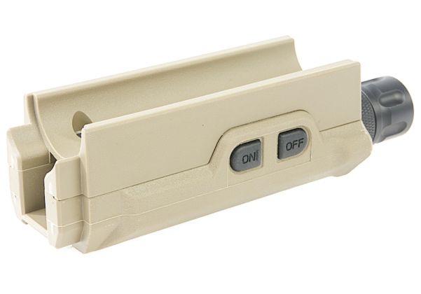 ARES STRIKER AS03 ハンドガード(フラッシュライト付き) - DE