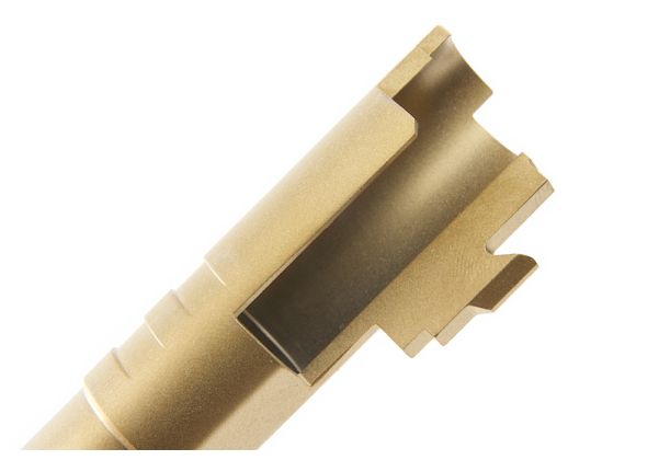 GK Tactical Tokyo Marui ハイキャパ5.1 アウターバレル(ステンレススチール) - 金(きん)