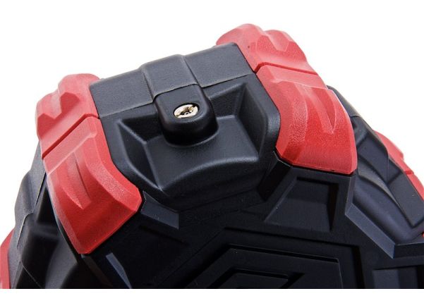 AW Custom デザートイーグル グリーンガスマガジン(350発ドラムマガジン) - ブラック/赤