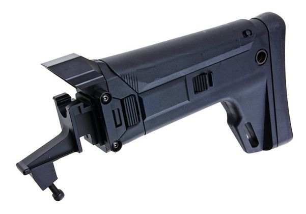 Bow Master GMF ACRスタイル アジャスタブルフォールディングストック Tokyo Marui AKM GBBR用 - ブラック