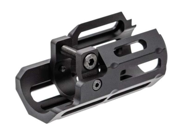 Bow Master VFC MP5K GBBR エアソフト Mlok ハンドガードレイル (CNC アルミニウム / アルミ、ブラック)