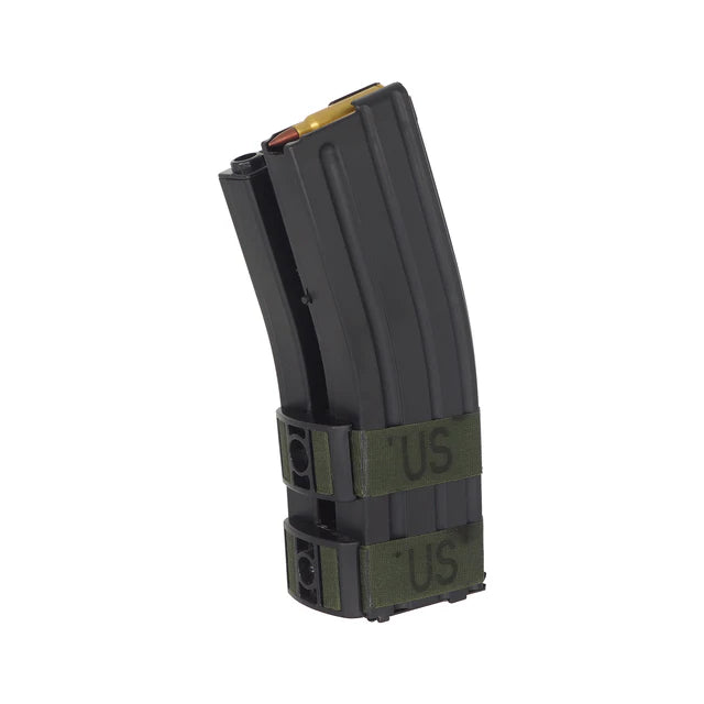 Battleaxe 1200 ラウンド 電動デュアルマガジン AR / M4 AEG 用 (BX-698-6A-9V) - ブラック