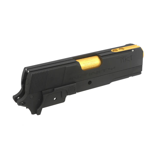 Bomber CNC アルミニウム / アルミ 3.9 インチ SV Tiki キット マルイ ハイキャパ用 - シャイニーブラック