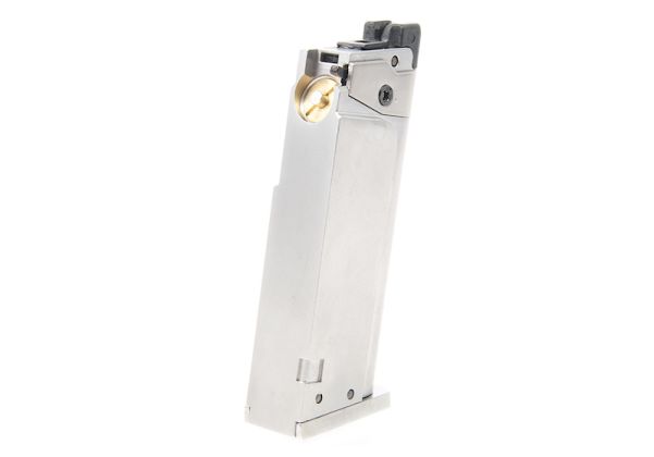 Cybergun コルト .25 グリーンガスマガジン (7発) - 銀(ぎん)