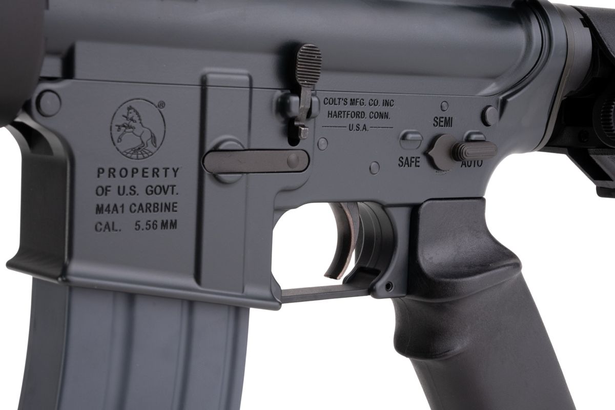 Cybergun コルト MK12 MOD H GBB エアソフト M4 ライフル (CYMA CGS システム) - ブラック