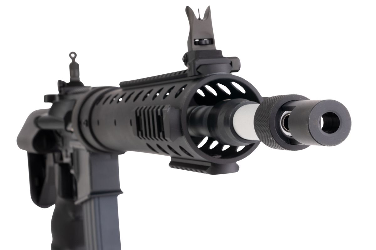 Cybergun コルト MK12 MOD H GBB エアソフト M4 ライフル (CYMA CGS システム) - ブラック