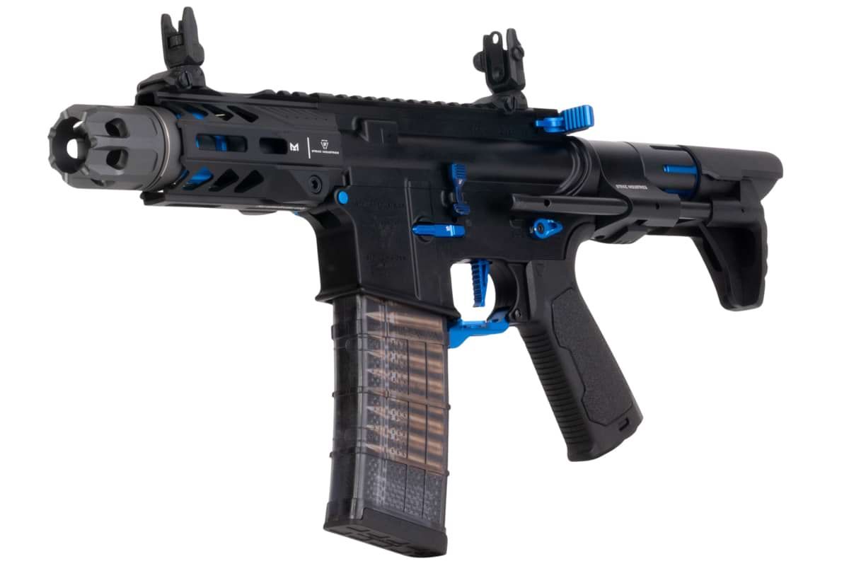 EMG STRIKE INDUSTRIES AR ストライク レイダー ショート バレル GBB M4 ライフル (CYMA CGS システム) - 4 インチ BK / BL