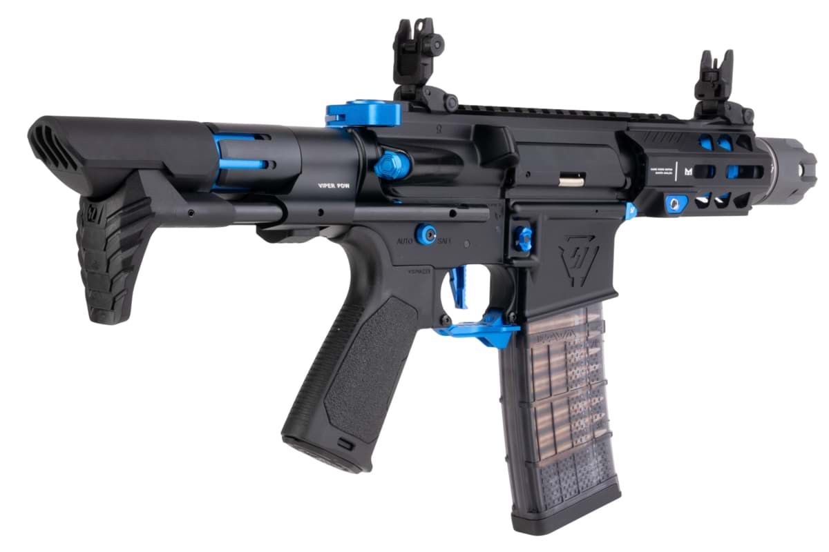 EMG STRIKE INDUSTRIES AR ストライク レイダー ショート バレル GBB M4 ライフル (CYMA CGS システム) - 4 インチ BK / BL