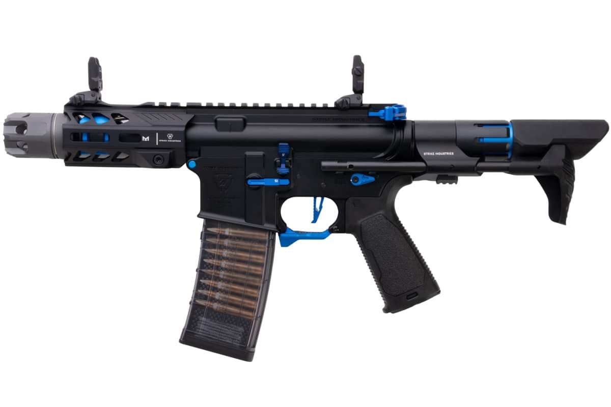 EMG STRIKE INDUSTRIES AR ストライク レイダー ショート バレル GBB M4 ライフル (CYMA CGS システム) - 4 インチ BK / BL