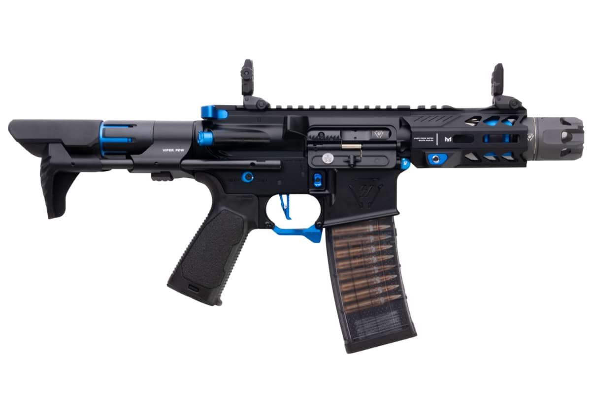 EMG STRIKE INDUSTRIES AR ストライク レイダー ショート バレル GBB M4 ライフル (CYMA CGS システム) - 4 インチ BK / BL